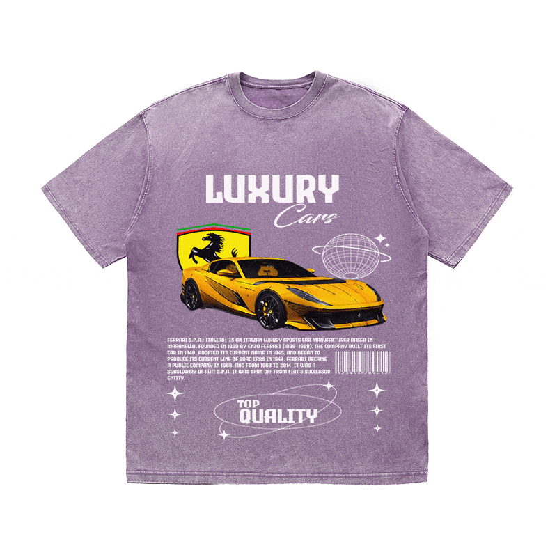 FERRARI HEAVY WEIGHT COTTON TEE-9095