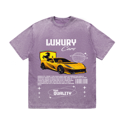 FERRARI HEAVY WEIGHT COTTON TEE-9095