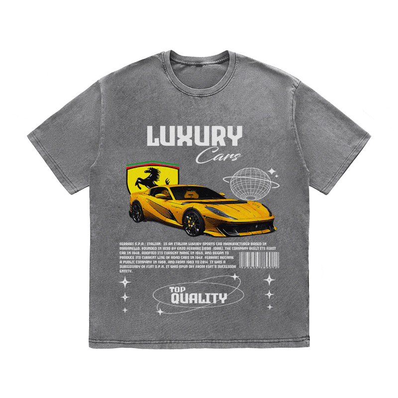 FERRARI HEAVY WEIGHT COTTON TEE-9095