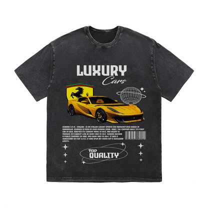 FERRARI HEAVY WEIGHT COTTON TEE-9095