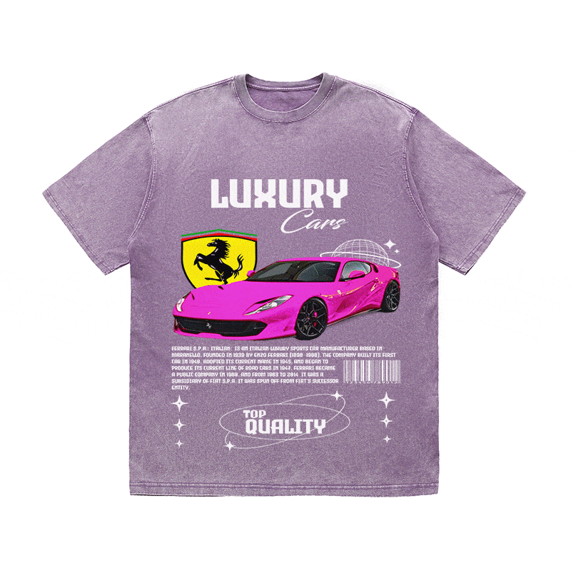 FERRARI HEAVY WEIGHT COTTON TEE-9097