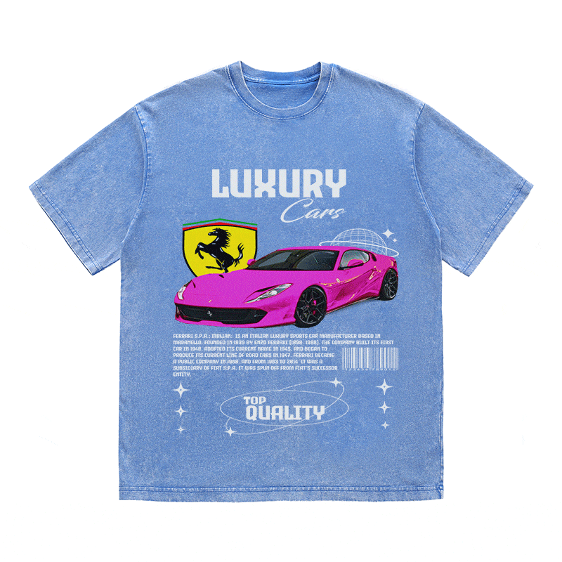 FERRARI HEAVY WEIGHT COTTON TEE-9097
