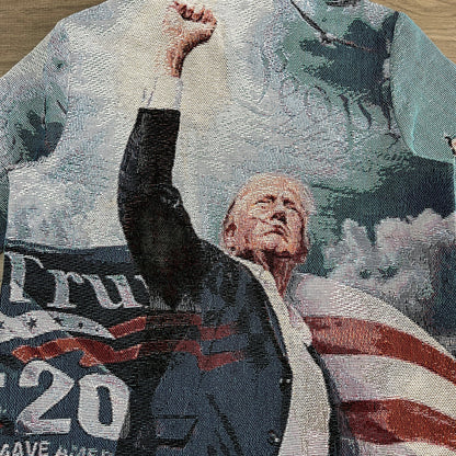 FIGHT US TAPESTRY JACKET