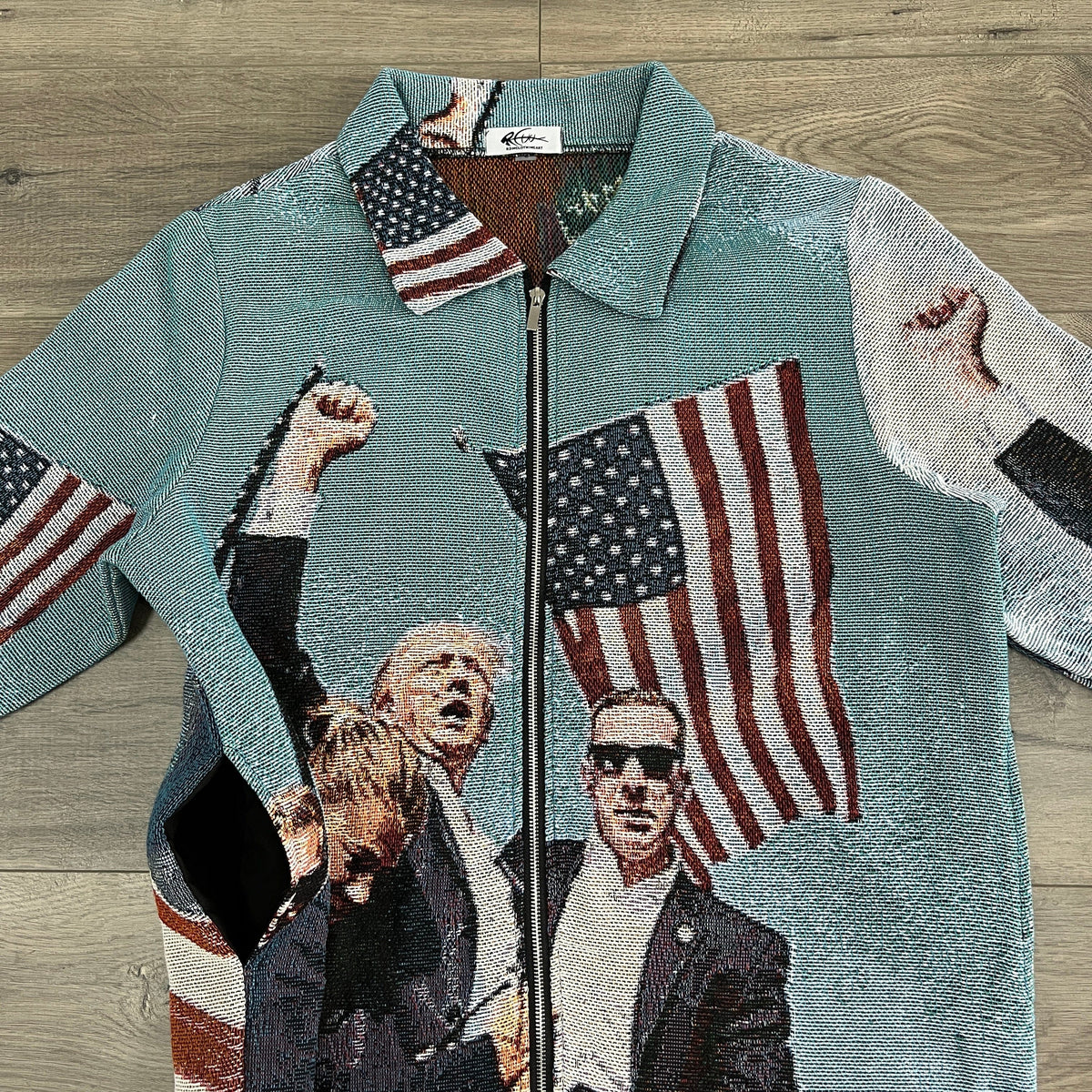 FIGHT US TAPESTRY TEE