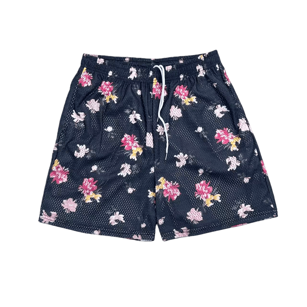 FLORAL MESH SHORTS-8785