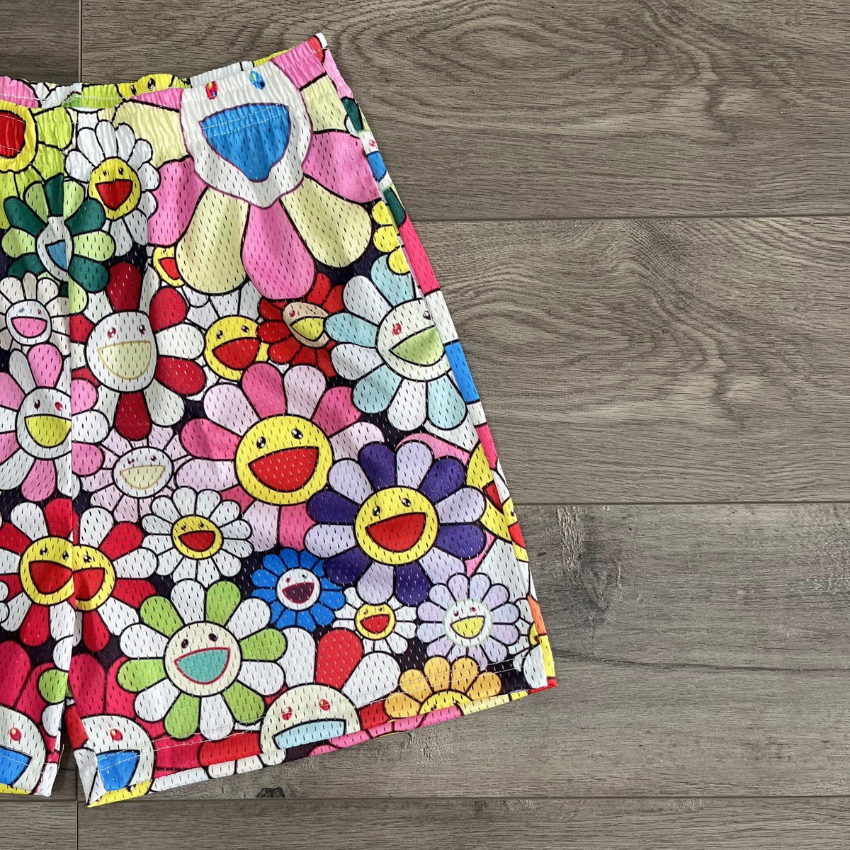 FLOWER MESH SHORTS-8622
