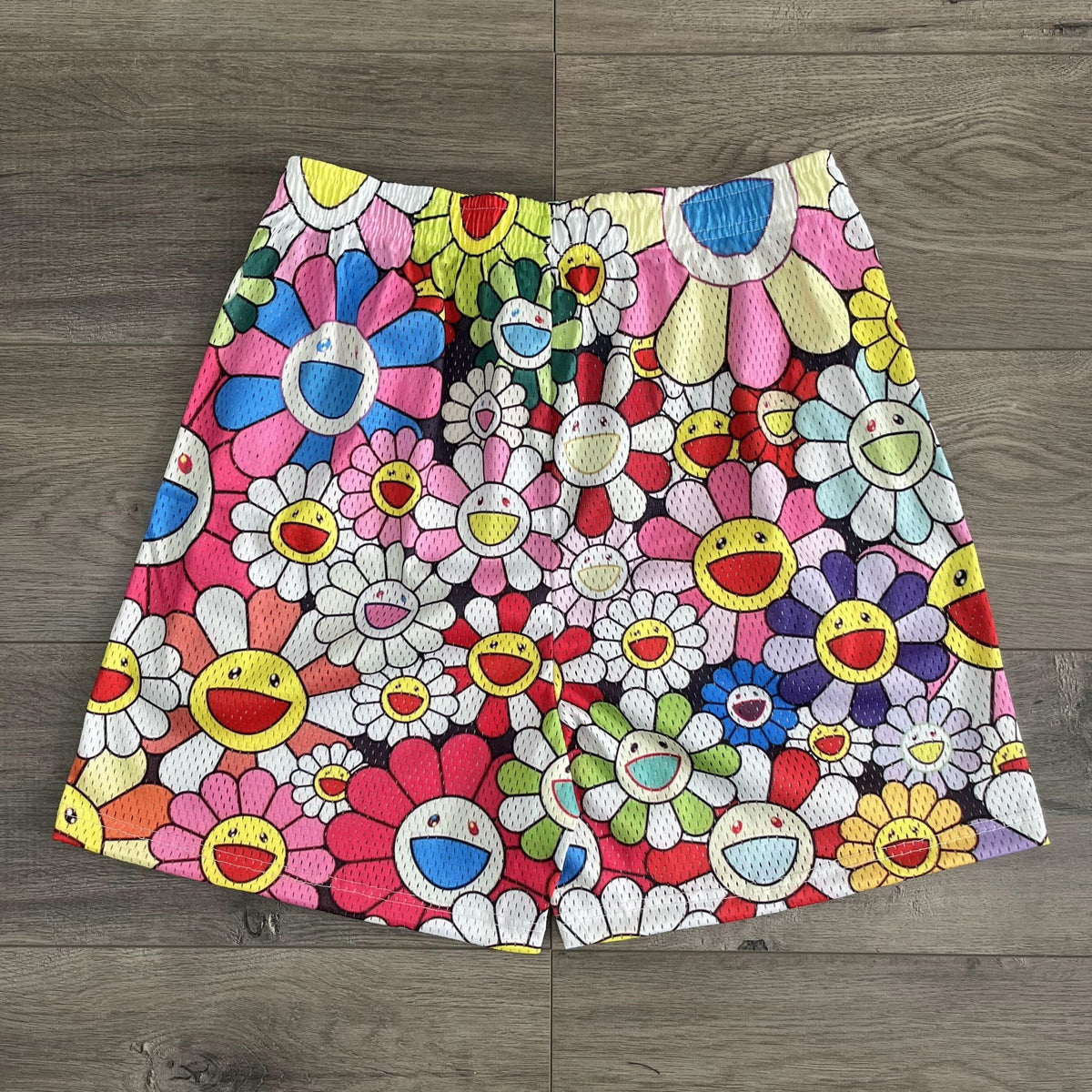 FLOWER MESH SHORTS-8622