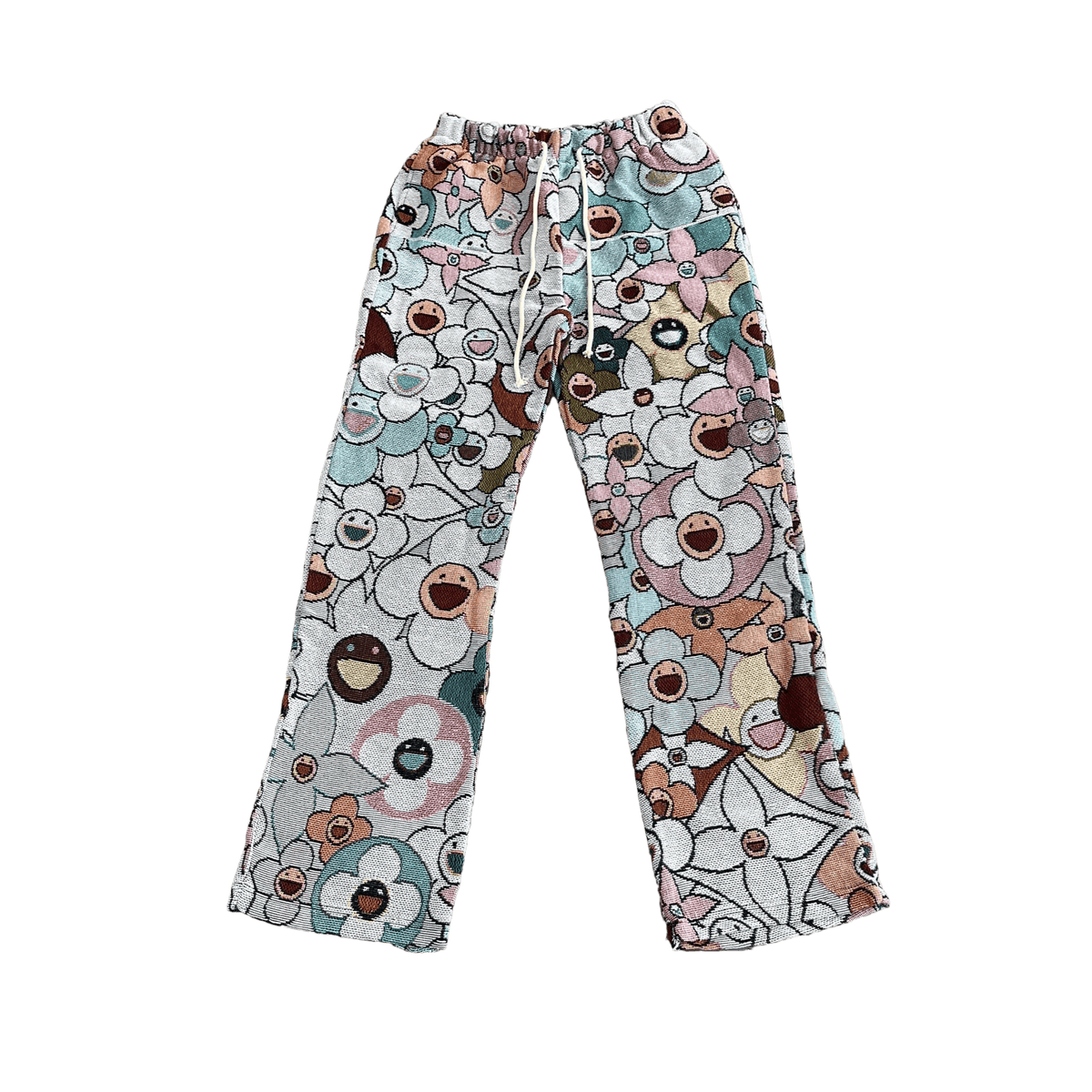 FLOWER TAPESTRY PANTS-98372