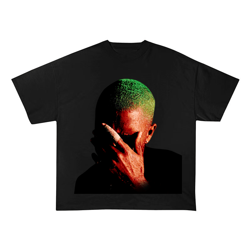 FRANK OCEAN BLONDE OVERSIZED HEAVYWEIGHT COTTON TEE-6005
