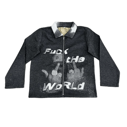 FXXK THE WORLD TAPESTRY JACKET