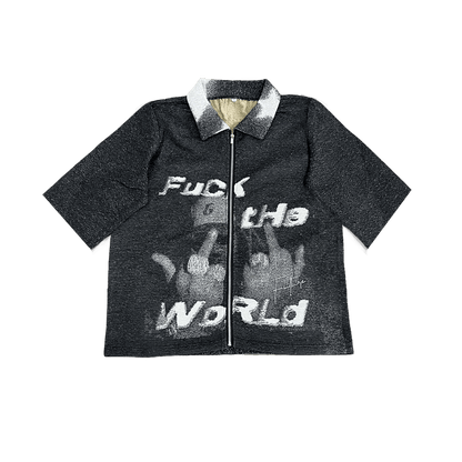 FXXK THE WORLD TAPESTRY TEE
