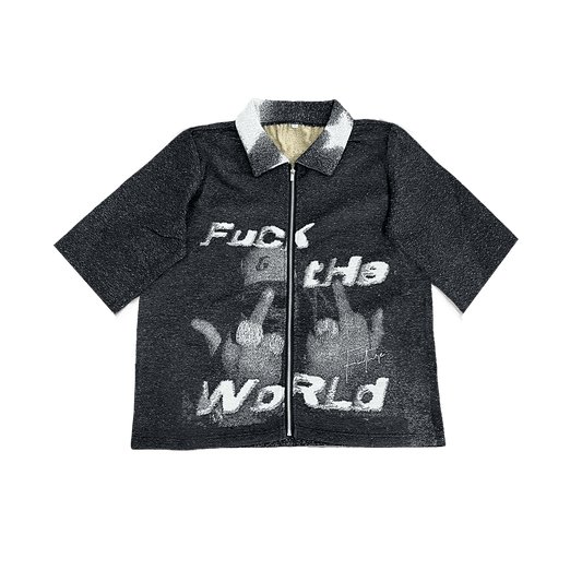 FXXK THE WORLD TAPESTRY TEE