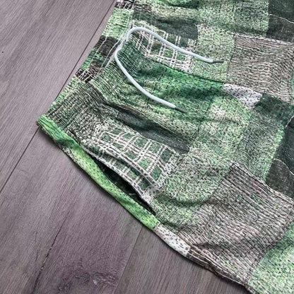 GREEN BORO MESH SHORTS-8788
