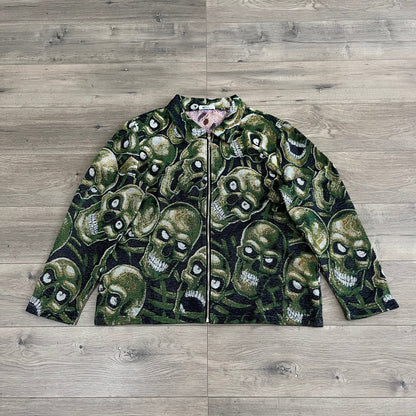 GREEN SKULL Tapestry JACKET