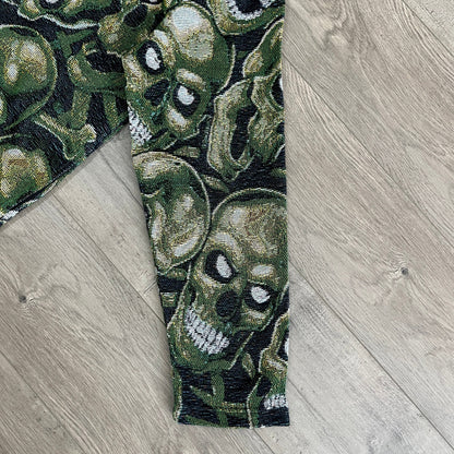 GREEN SKULL Tapestry JACKET