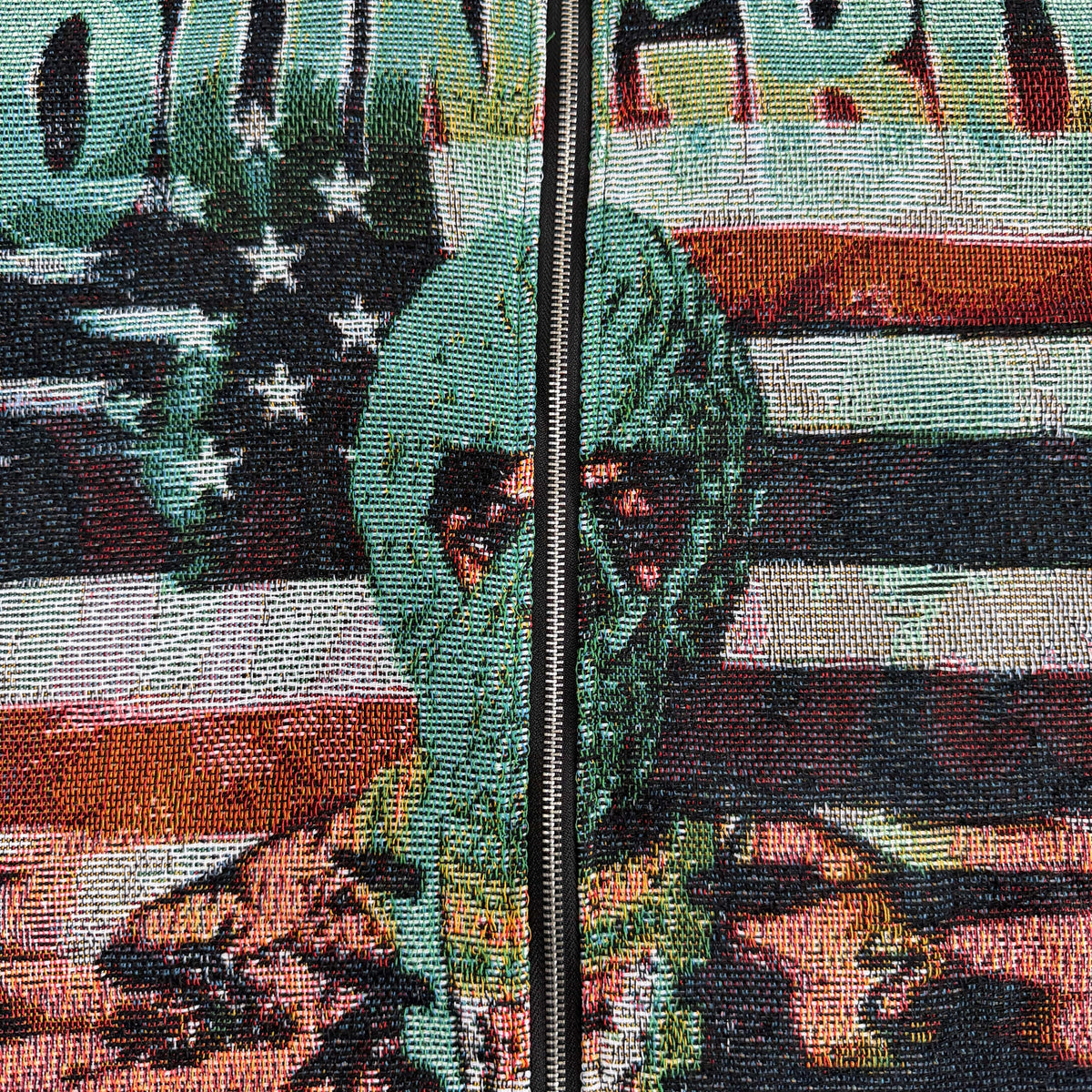 GREEN YOUNGBOY TAPESTRY TEE