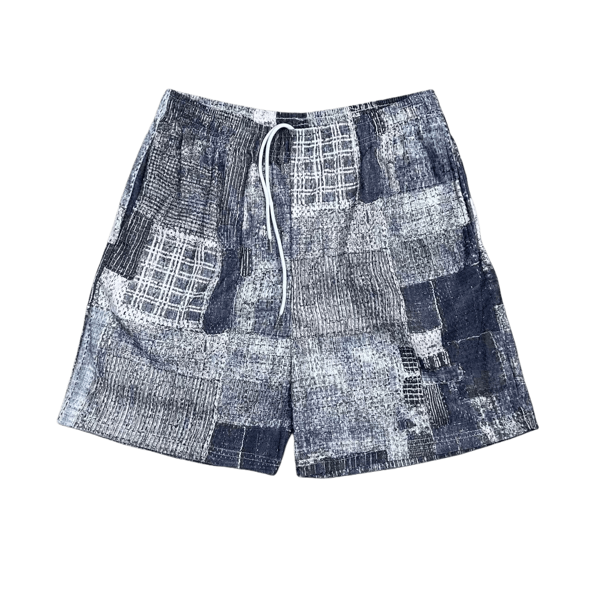 GREY BORO MESH SHORTS-8789
