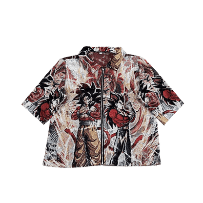 GT GOKU&VEGETA TAPESTRY TEE