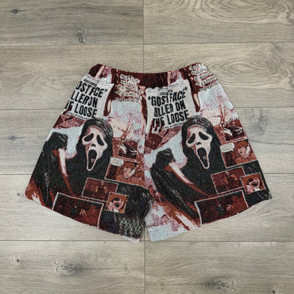 HALLOWEEN TAPESTRY SHORTS