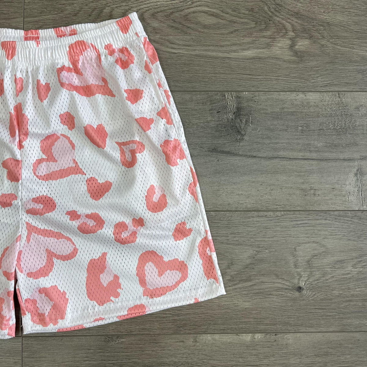 HEART MESH SHORTS-8618