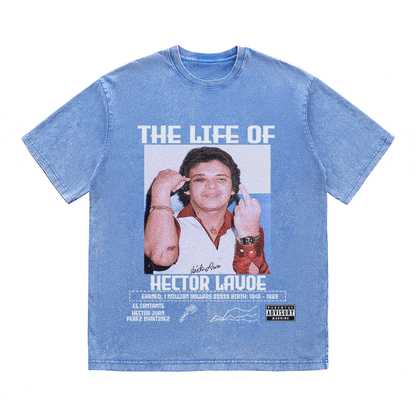 RDMCLOTHINGART tapestry hoodie HECTOR LAVOE HEAVY WEIGHT COTTON TEE-8820