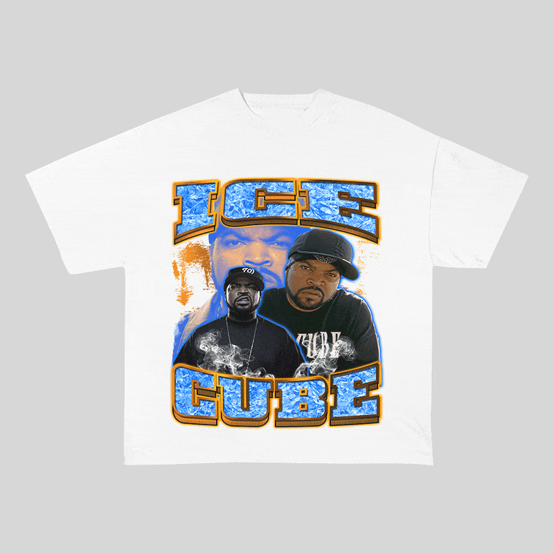 ICE CUBE HEAVY WEIGHT COTTON TEE-9126