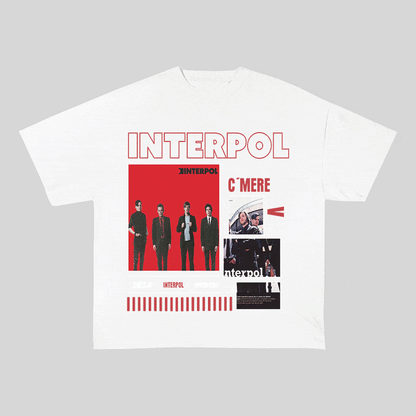 INTERPOL HEAVY WEIGHT COTTON TEE-9000