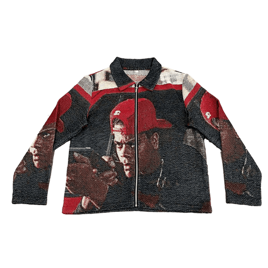 IS U GON SLIDE TAPESTRY JACKET