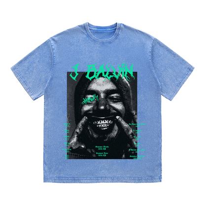 J BALVIN HEAVY WEIGHT COTTON TEE-8880