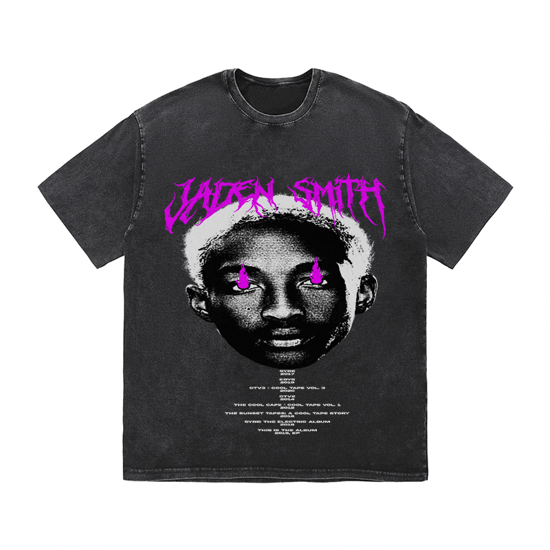 RDMCLOTHINGART tapestry hoodie JADEN SMITH HEAVY WEIGHT COTTON TEE-8905