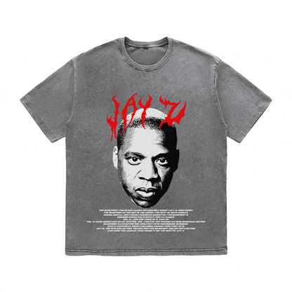 RDMCLOTHINGART tapestry hoodie JAY Z HEAVY WEIGHT COTTON TEE-8934