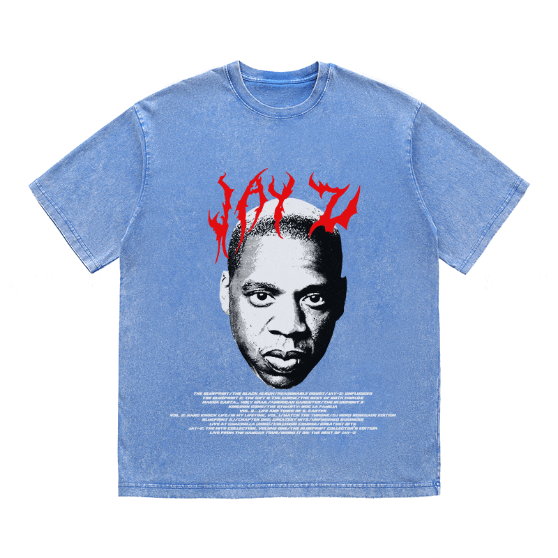 RDMCLOTHINGART tapestry hoodie JAY Z HEAVY WEIGHT COTTON TEE-8934