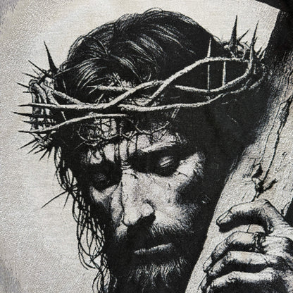 JESUS V3 TAPESTRY HOODIE