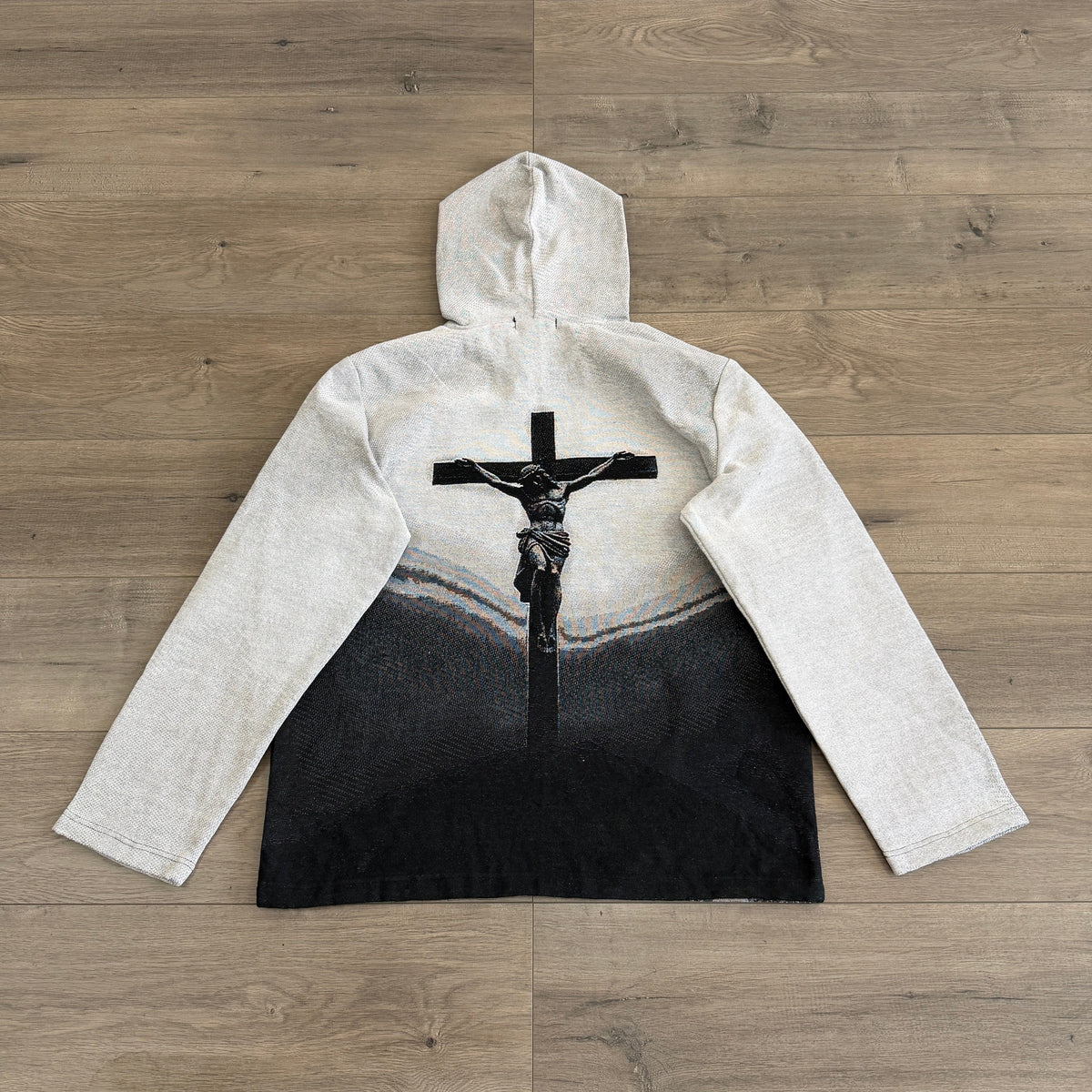 JESUS V3 TAPESTRY HOODIE