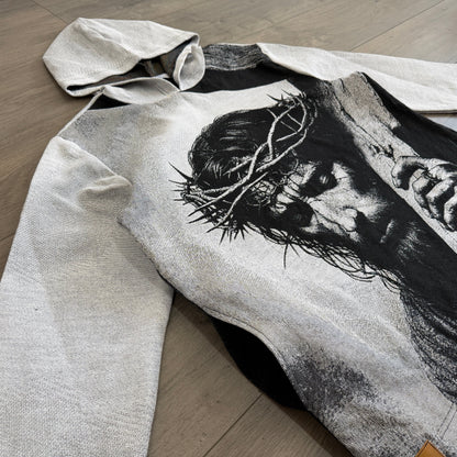 JESUS V3 TAPESTRY HOODIE
