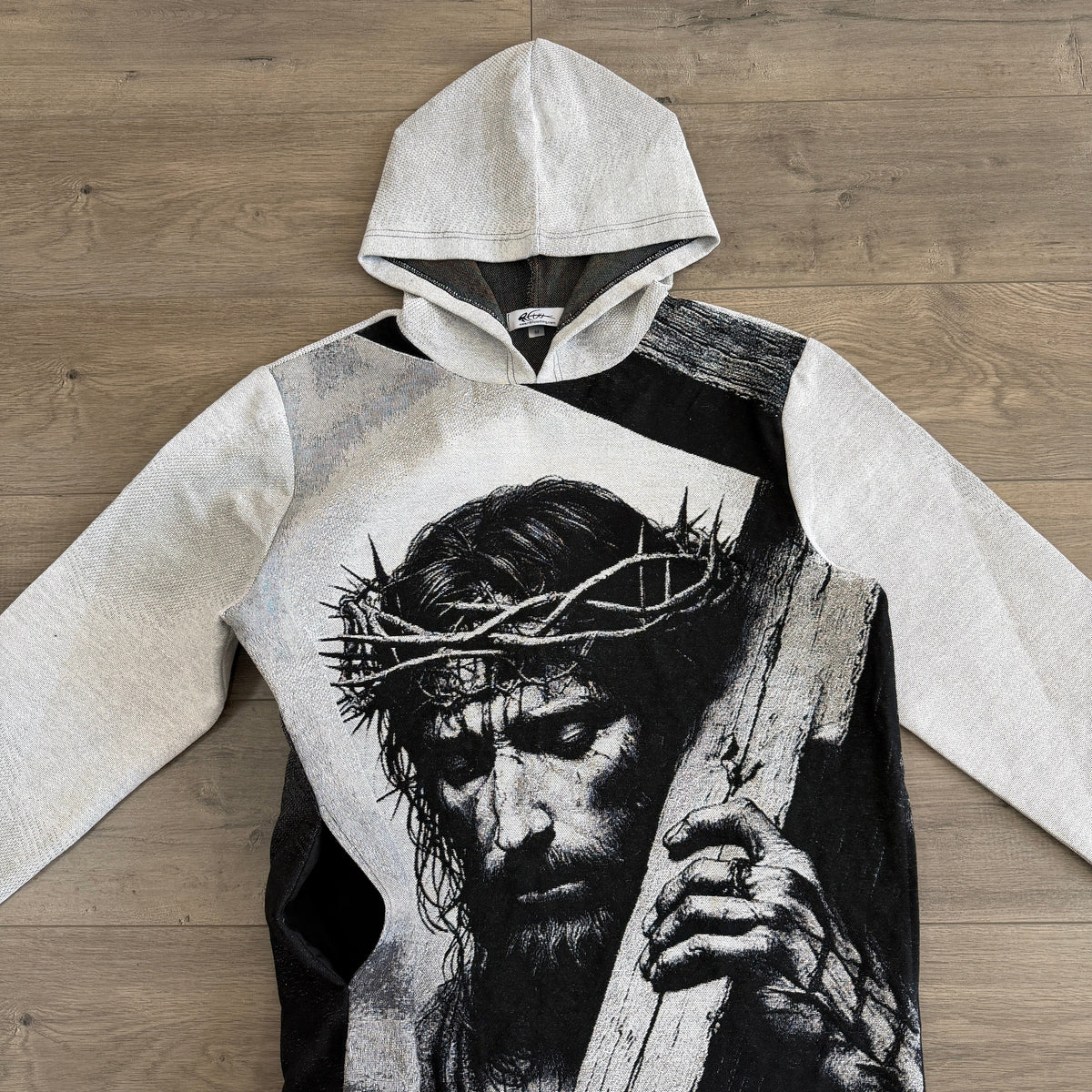 JESUS V3 TAPESTRY HOODIE