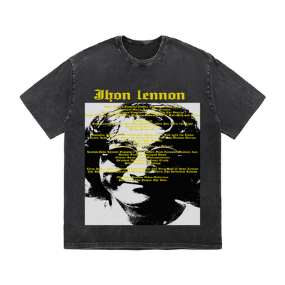 JHON LENNON HEAVY WEIGHT COTTON TEE-8935