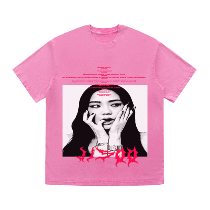 RDMCLOTHINGART tapestry hoodie JISOO HEAVY WEIGHT COTTON TEE-8907