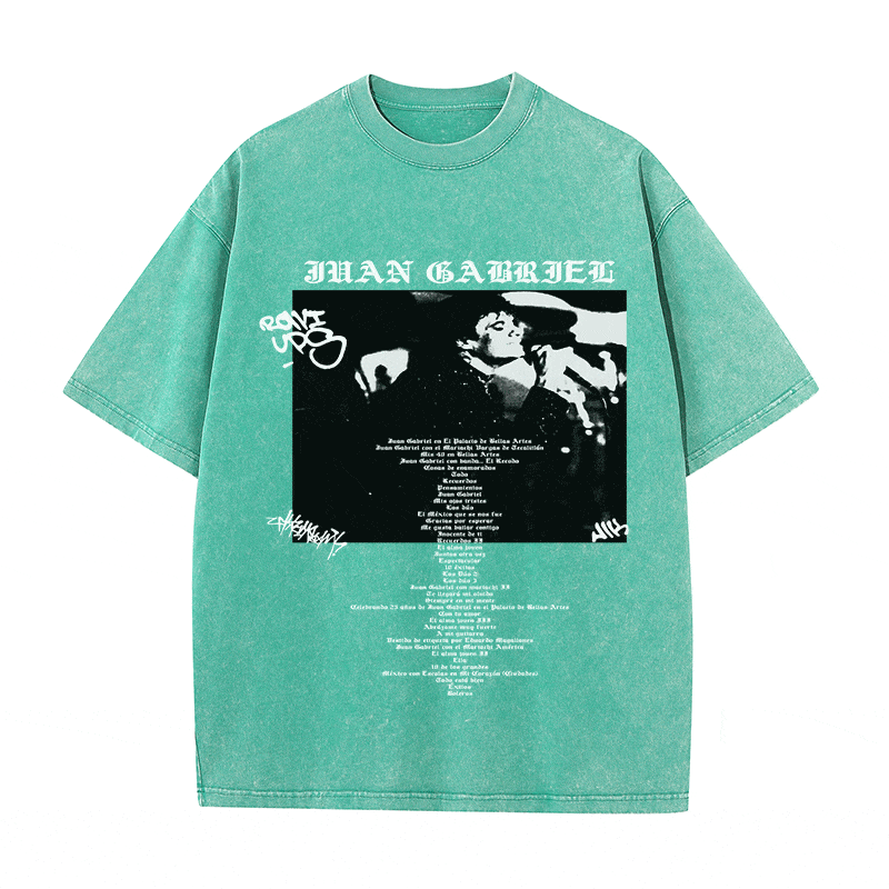 RDMCLOTHINGART tapestry hoodie JUAN GABRIEL HEAVY WEIGHT COTTON TEE-8909