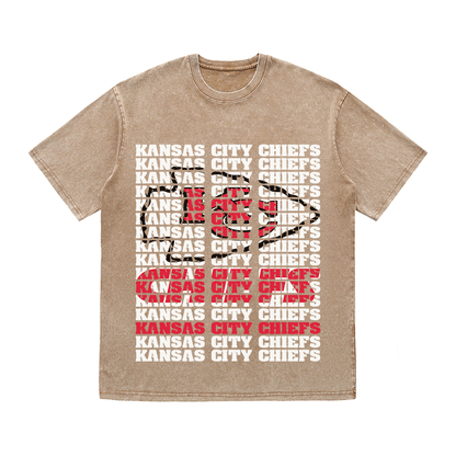 KANSAS CITY CHIEFS2 HEAVY WEIGHT COTTON TEE-9187