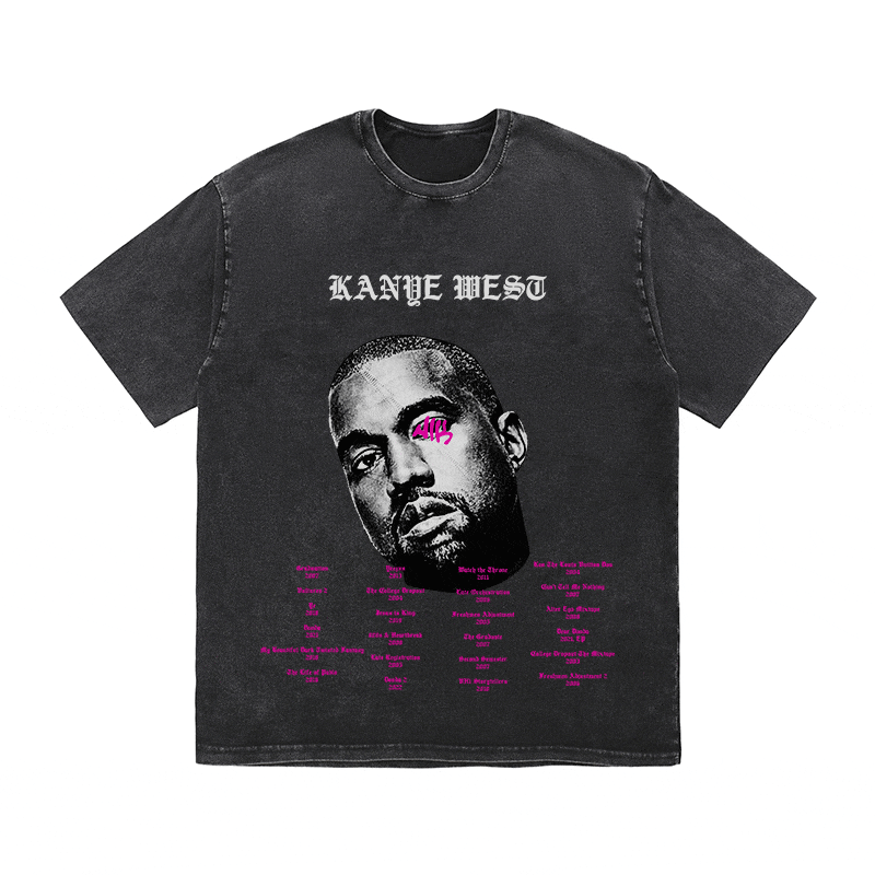 KANYE WEST HEAVY WEIGHT COTTON TEE-8881