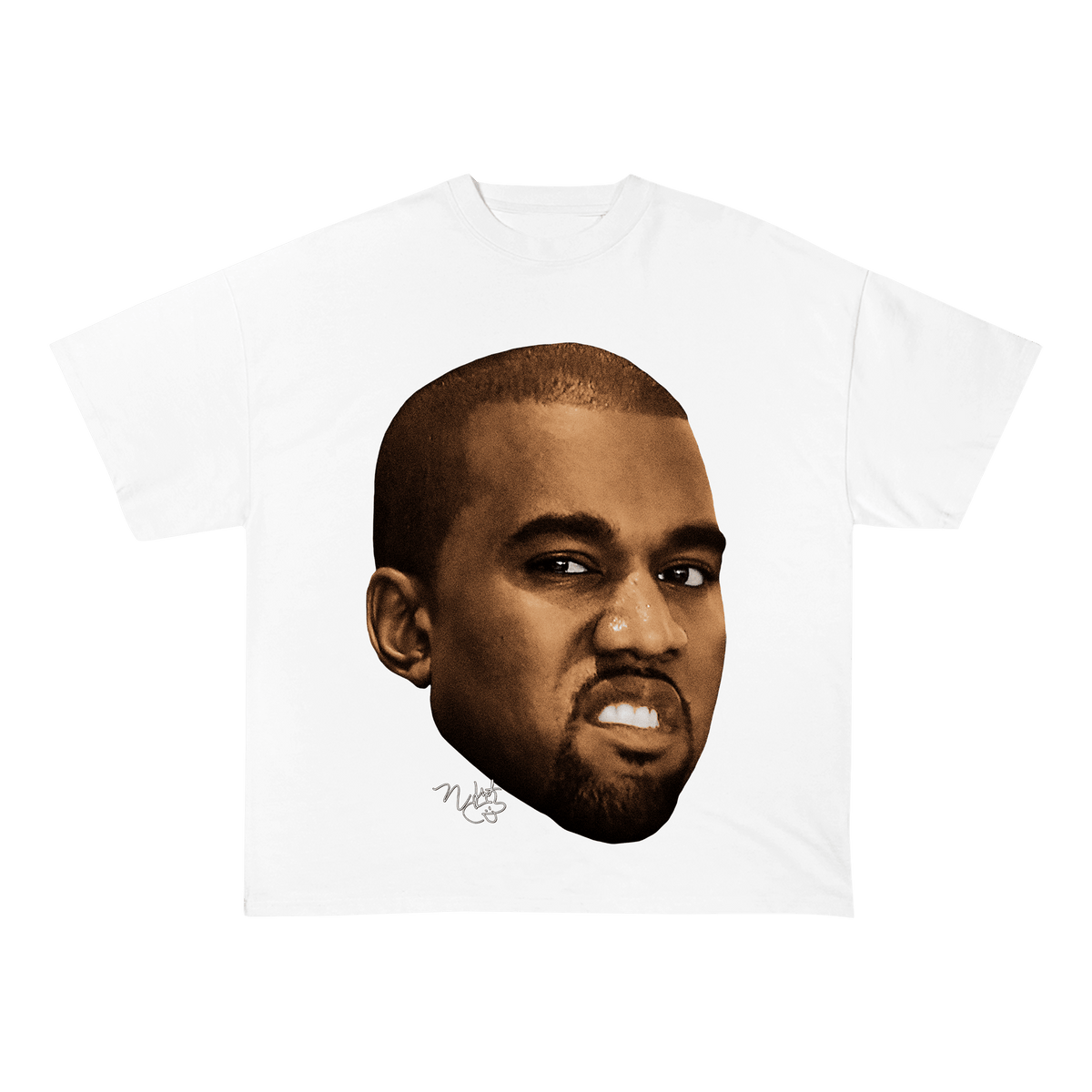 KANYEWEST HEAVY WEIGHT COTTON TEE-8027