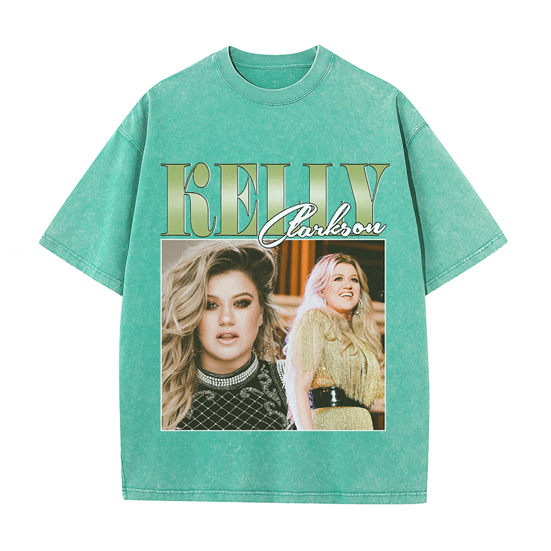 RDMCLOTHINGART tapestry hoodie KELLY HEAVY WEIGHT COTTON TEE-8864