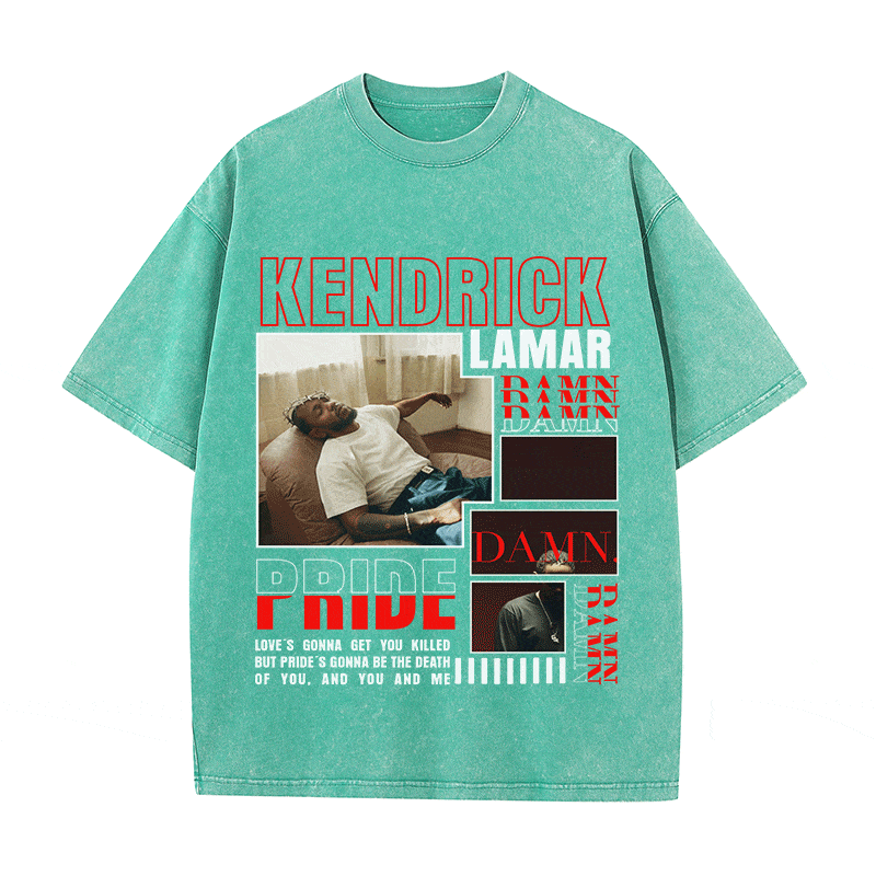 KENDRICK LAMAR HEAVY WEIGHT COTTON TEE-9003