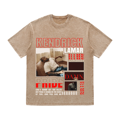 KENDRICK LAMAR HEAVY WEIGHT COTTON TEE-9003