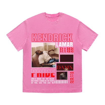 KENDRICK LAMAR HEAVY WEIGHT COTTON TEE-9003