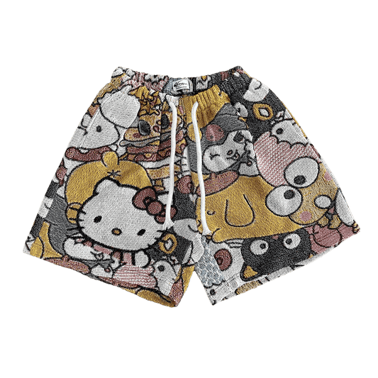 KITTY TAPESTRY SHORTS