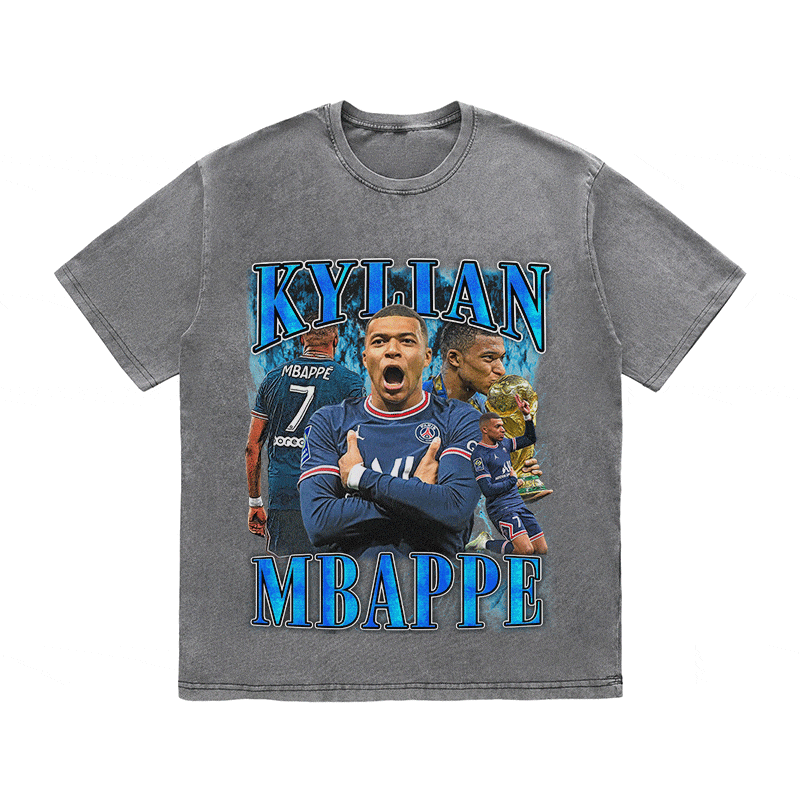 KYLIAN MBAPPE HEAVY WEIGHT COTTON TEE-9164