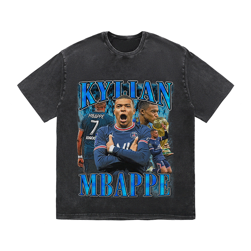KYLIAN MBAPPE HEAVY WEIGHT COTTON TEE-9164