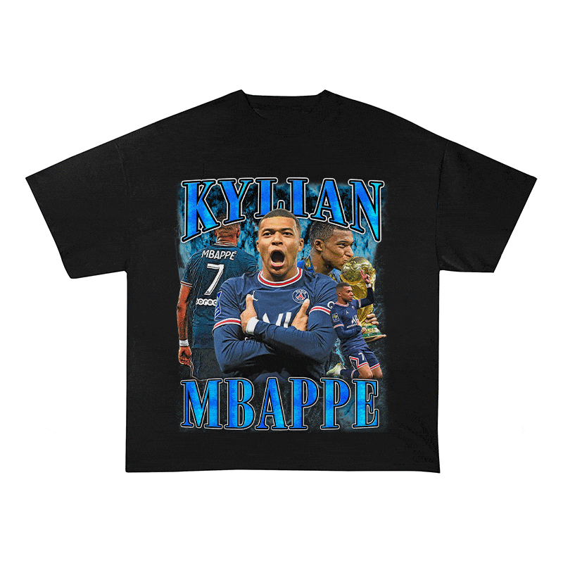 KYLIAN MBAPPE HEAVY WEIGHT COTTON TEE-9164